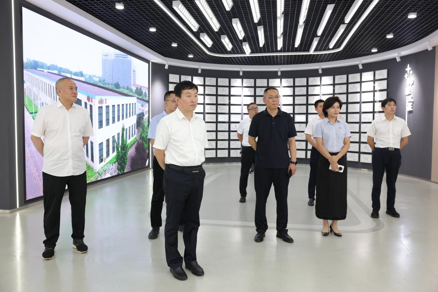 山东农担公司调研组来山东鸿运国际集团调研