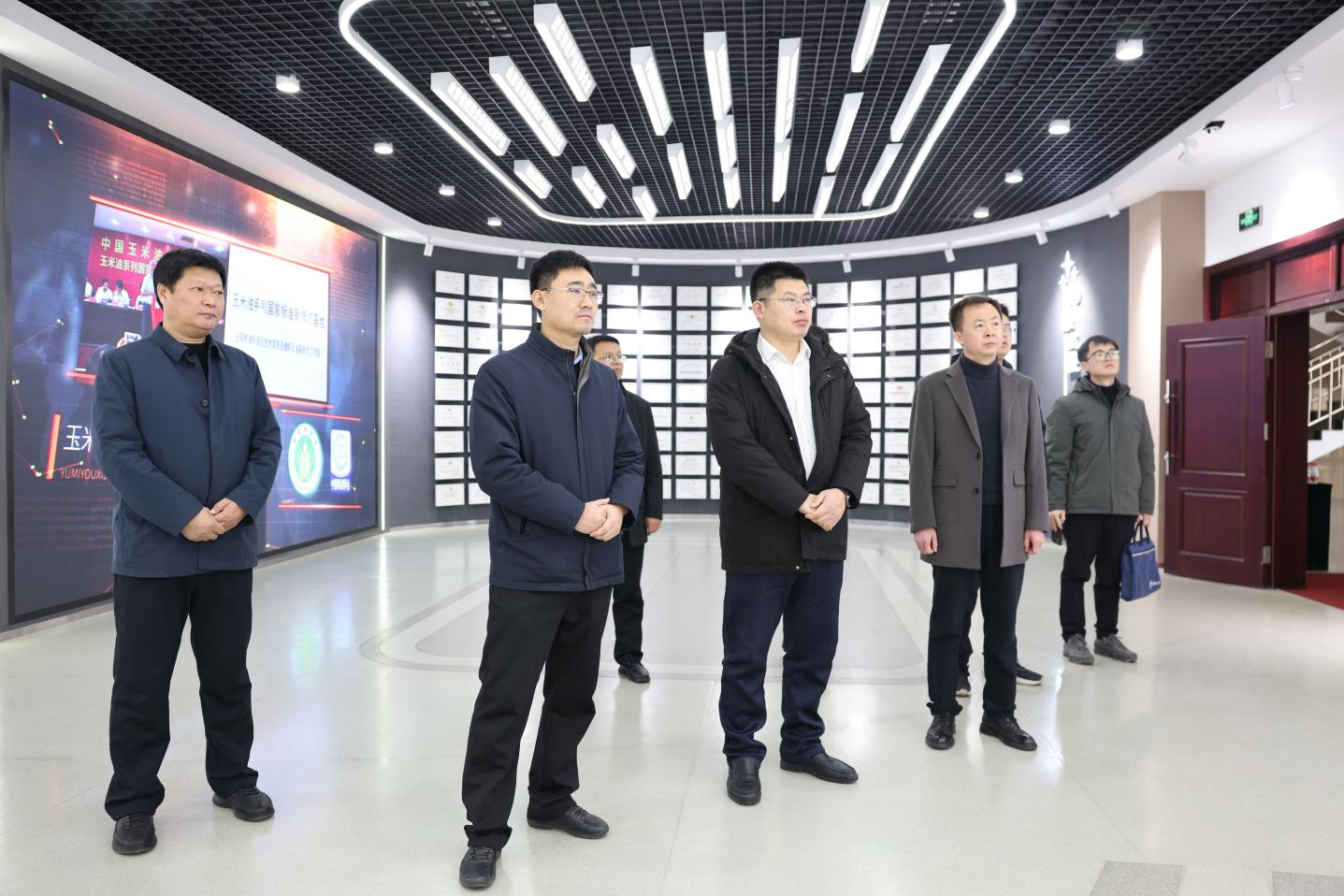 博兴县委社会工作部来山东鸿运国际集团考察学习
