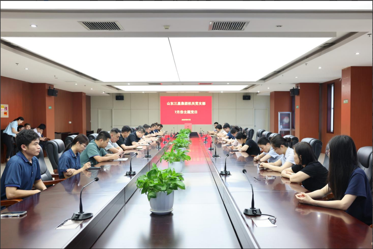 山东鸿运国际集团各党支部召开预备党员转正大会暨主题党日活动